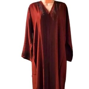 Dubai High Quality Open Abaya/Kimono/ Muslim Womens Long Maxi Dress NWT